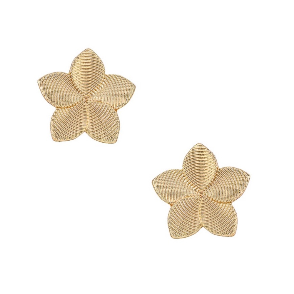 Hibiscus earrings by Shashi